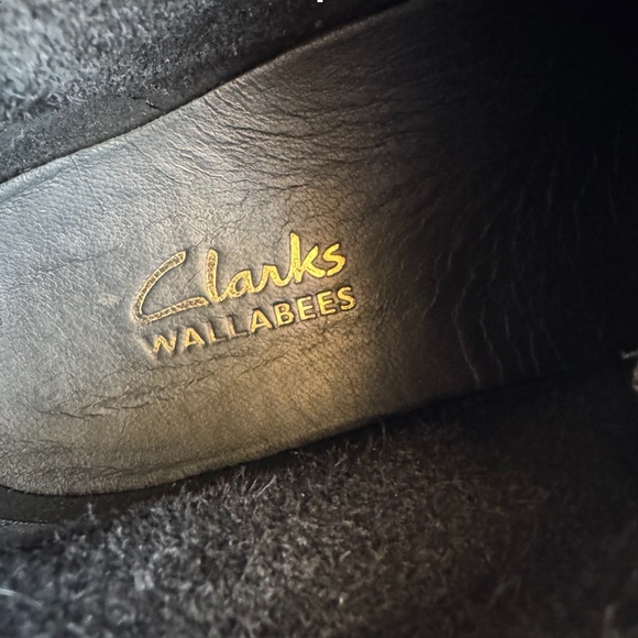 Clarks Wallabee EVO Chukka Boot in Black Leather Mens Size 8 main image 7